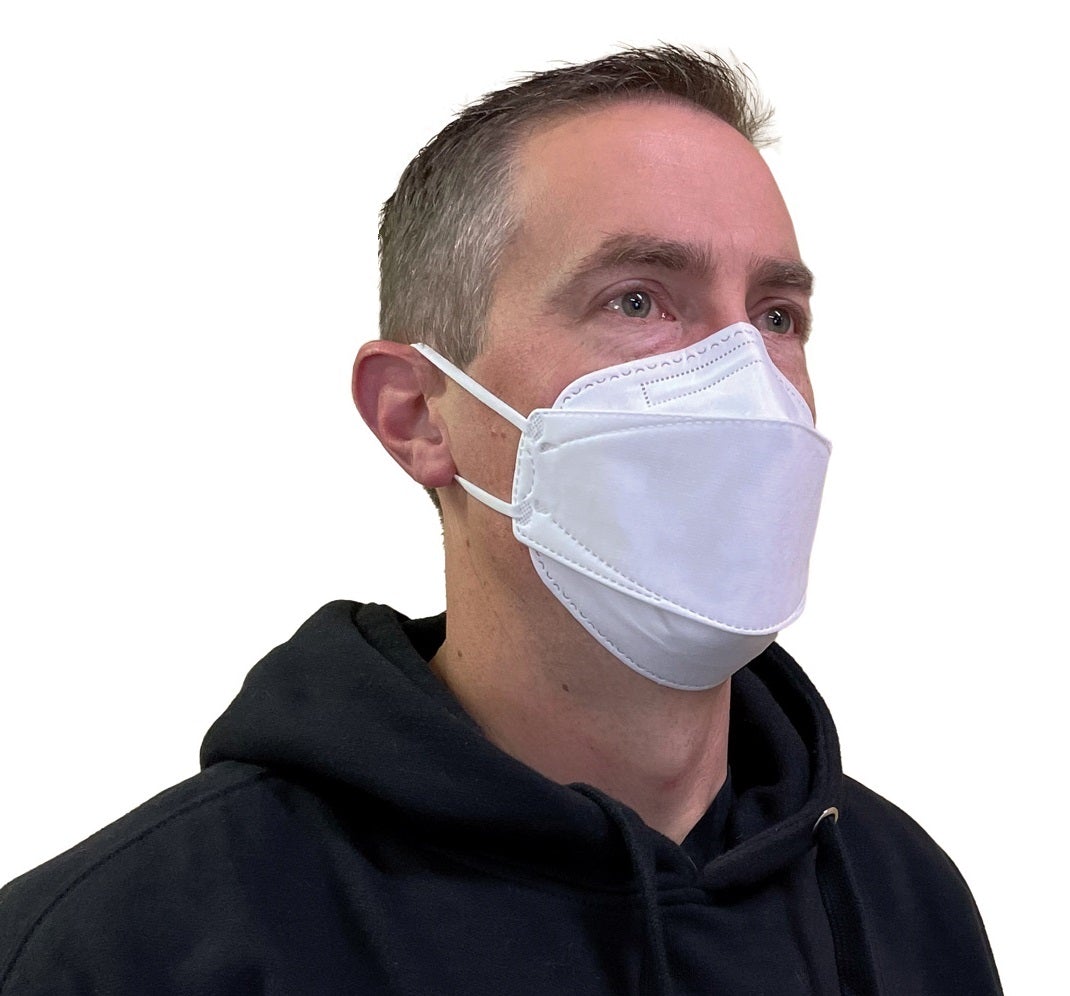 CA-N95 Adults White Disposable Respirator Mask - Made in Canada - 95PFE (10-pack)