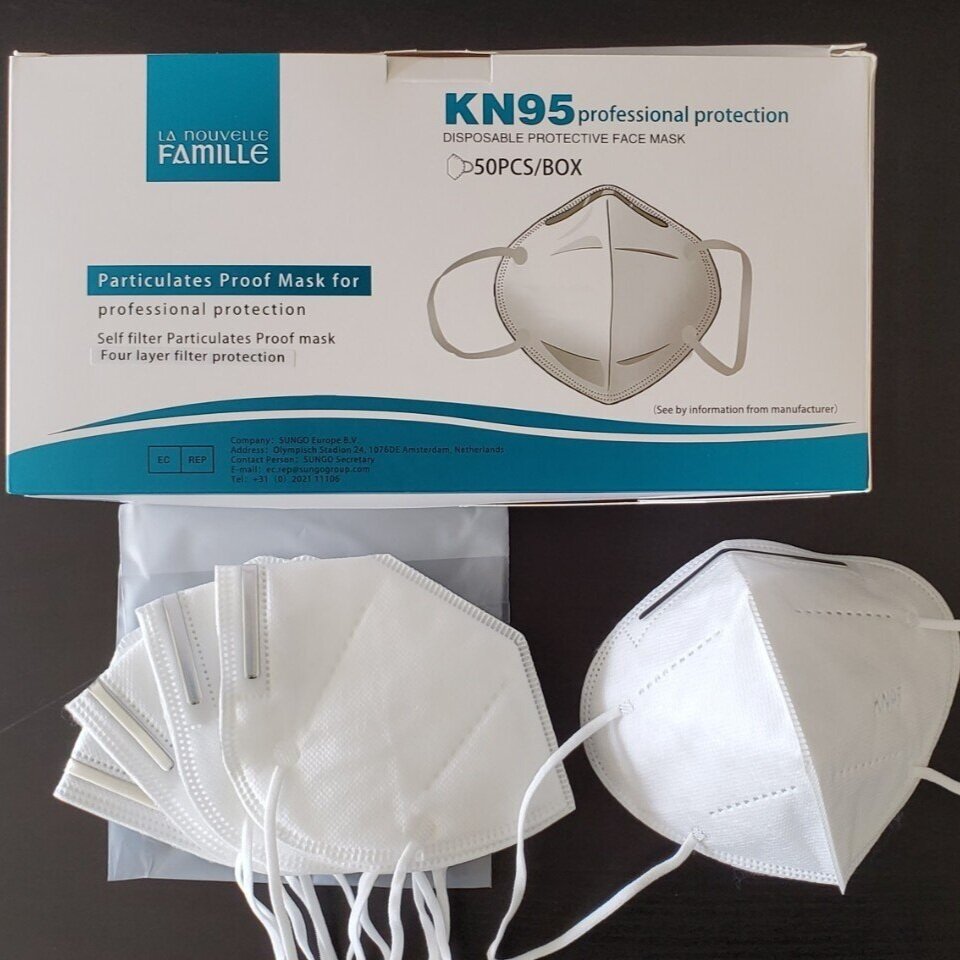 KN95 Disposable Protective Face Mask - 50pcs/box